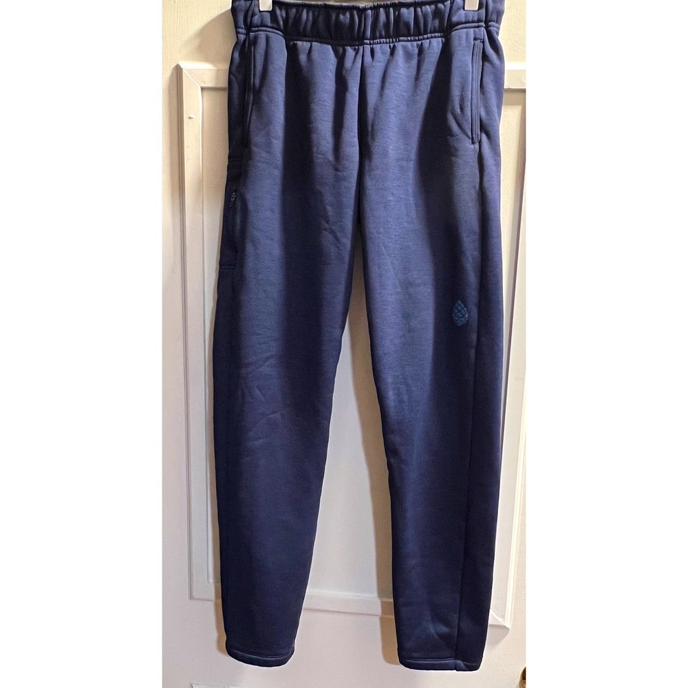 Stio Womens S Blue Jogger Pants Polartec Fleece Elastic Waist Pockets 28x30x11